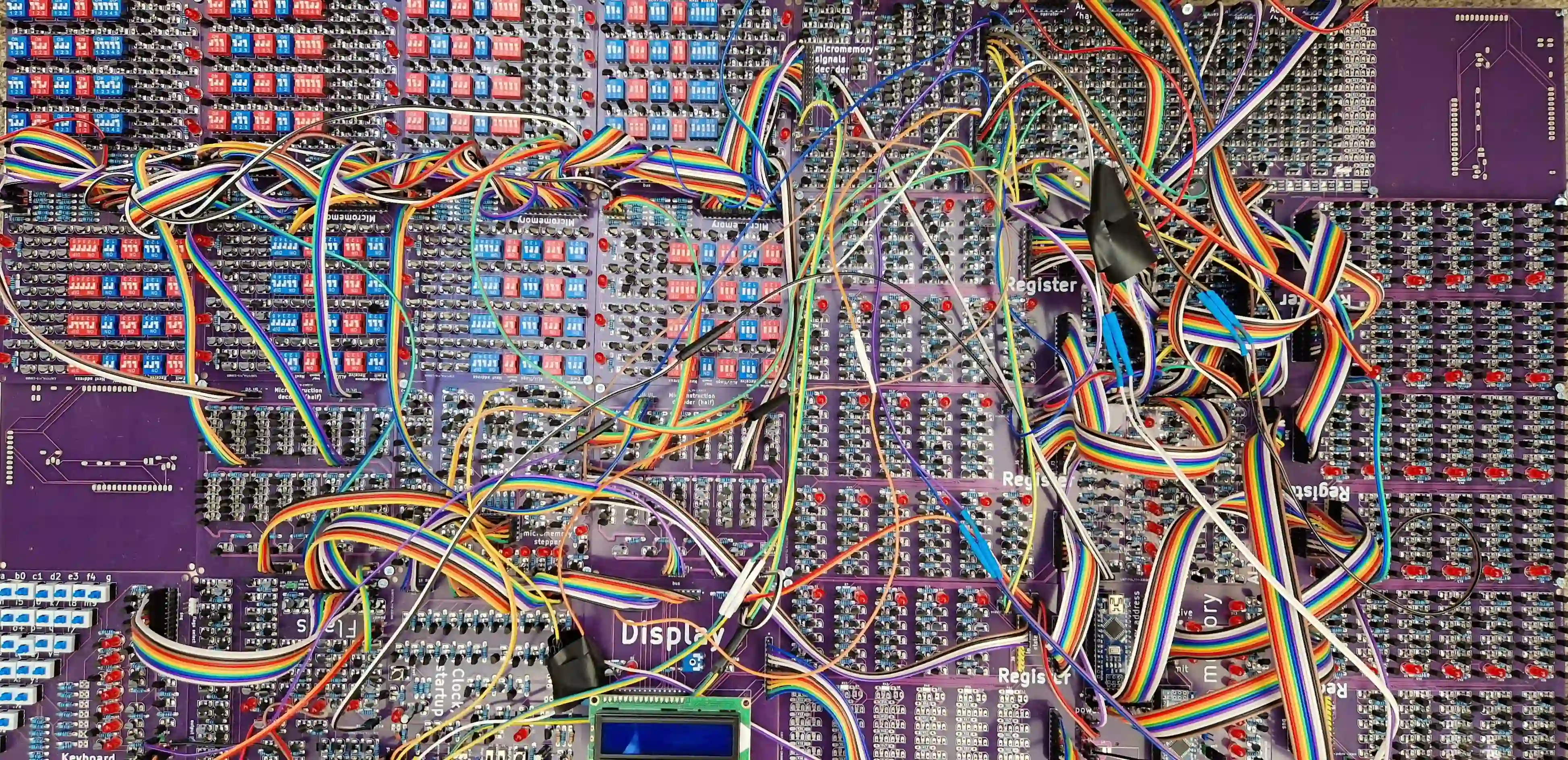 An image of a computer processor made from MOSFETs